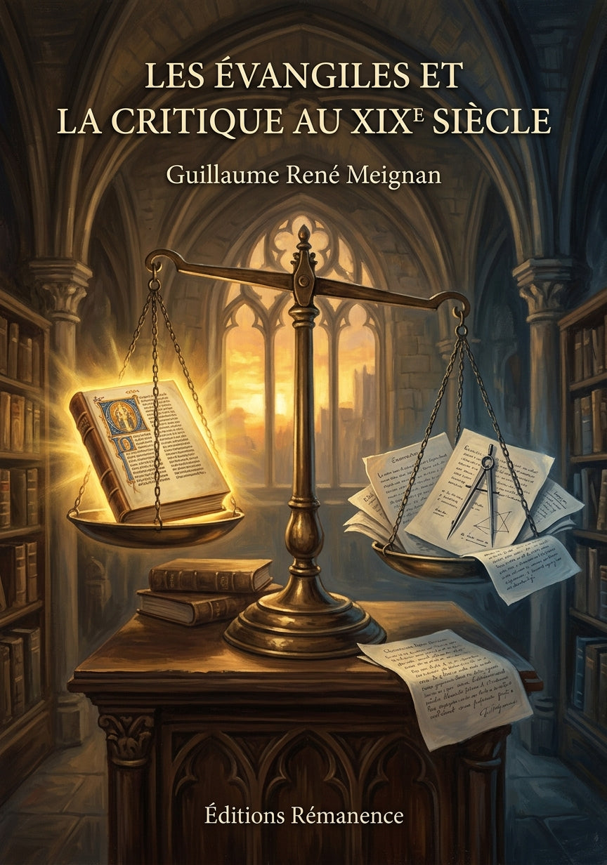 Livre Les évangiles et la critique au XIXe siècle par Guillaume René Meignan - Couverture - Editions Remanence