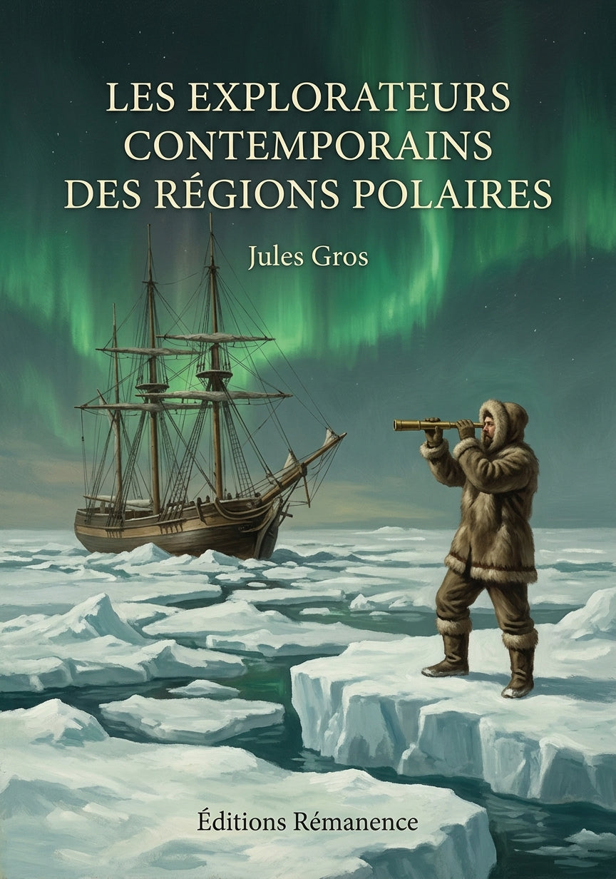 Livre Les explorateurs contemporains des régions polaires par Jules Gros - Couverture - Editions Remanence