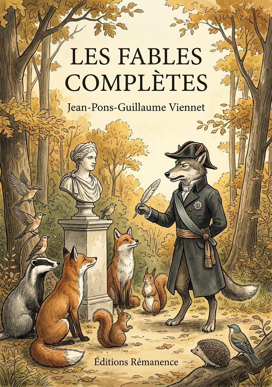 Livre Les Fables complètes par Jean-Pons-Guillaume Viennet - Couverture - Editions Remanence