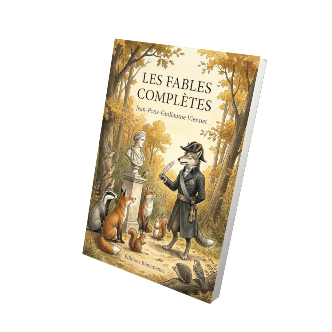 Livre Les Fables complètes par Jean-Pons-Guillaume Viennet - Vue 3D - Editions Remanence