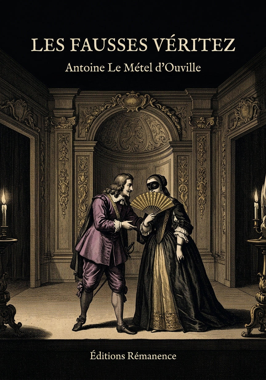 Livre Les fausses véritez par Antoine Le Métel d’Ouville - Couverture - Editions Remanence