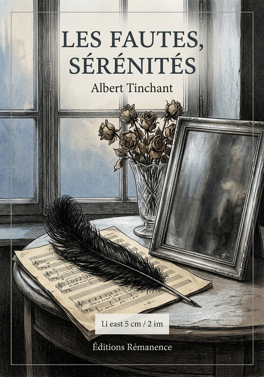 Livre Les Fautes, Sérénités par Albert Tinchant - Couverture - Editions Remanence
