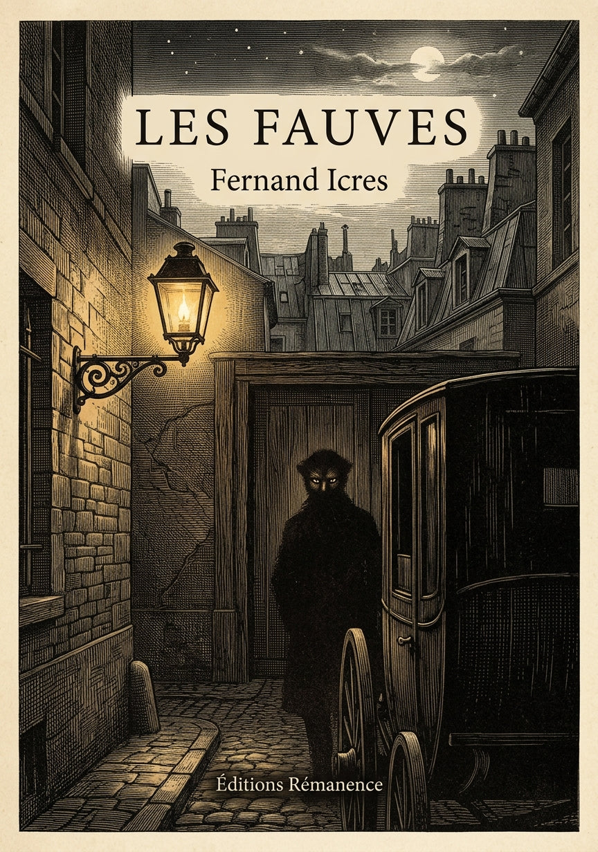 Livre Les Fauves par Fernand Icres - Couverture - Editions Remanence
