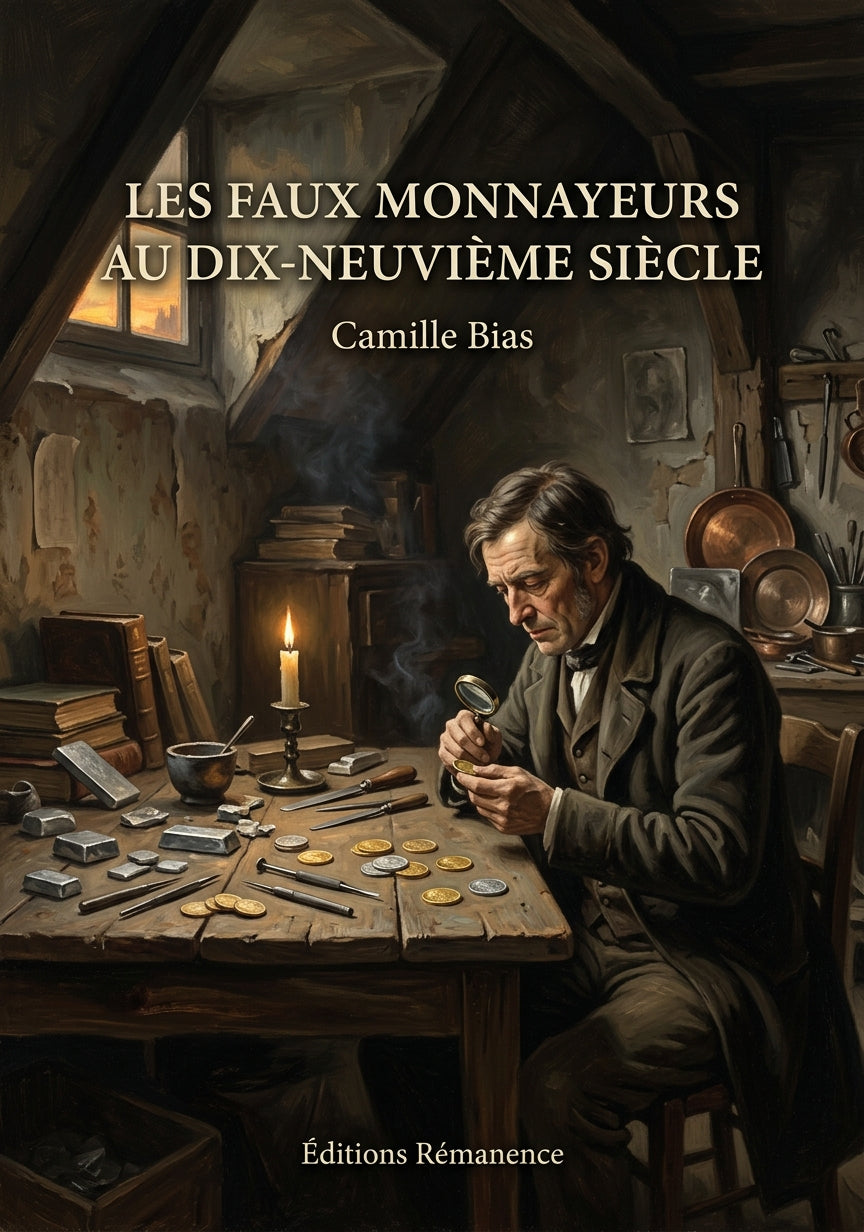 Livre Les Faux Monnayeurs au dix-neuvième siècle par Camille Bias - Couverture - Editions Remanence