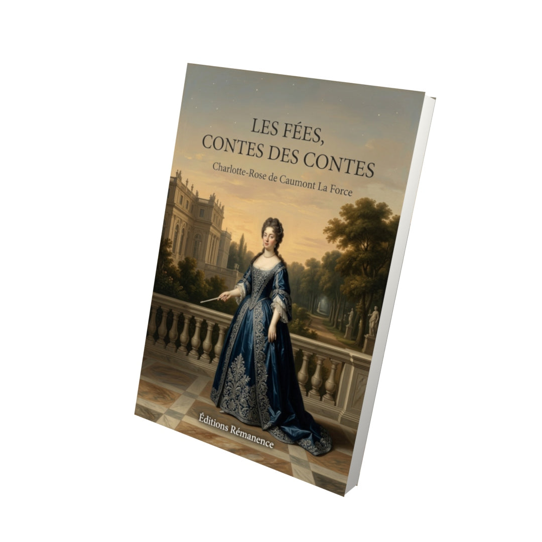 Livre Les Fées, Contes des Contes par Charlotte-Rose de Caumont La Force - Vue 3D - Editions Remanence
