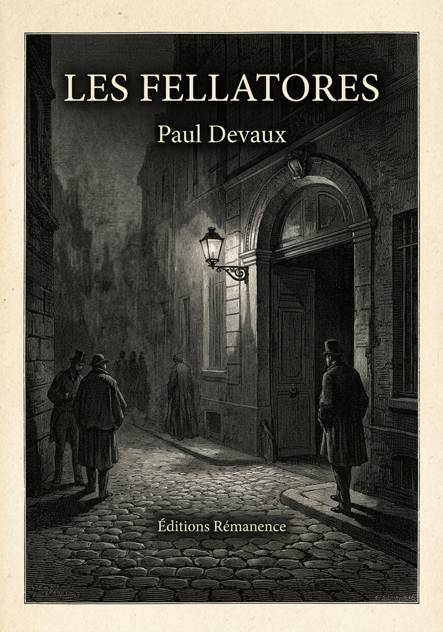 Livre Les Fellatores par Paul Devaux - Couverture - Editions Remanence