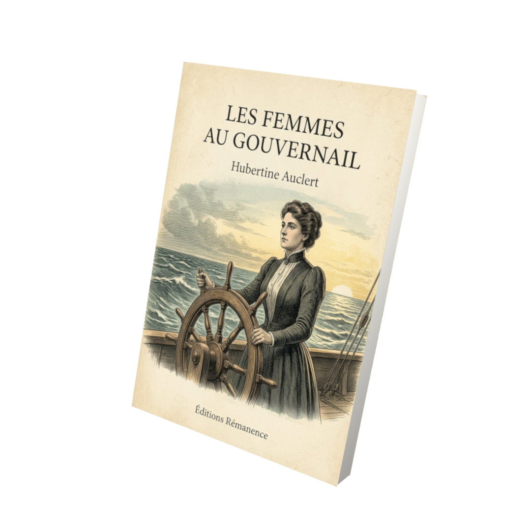 Livre Les femmes au gouvernail - Hubertine Auclert - Vue 3D - Editions Remanence