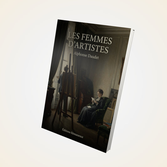 Livre Les femmes d'artistes - Alphonse Daudet - Couverture 3D
