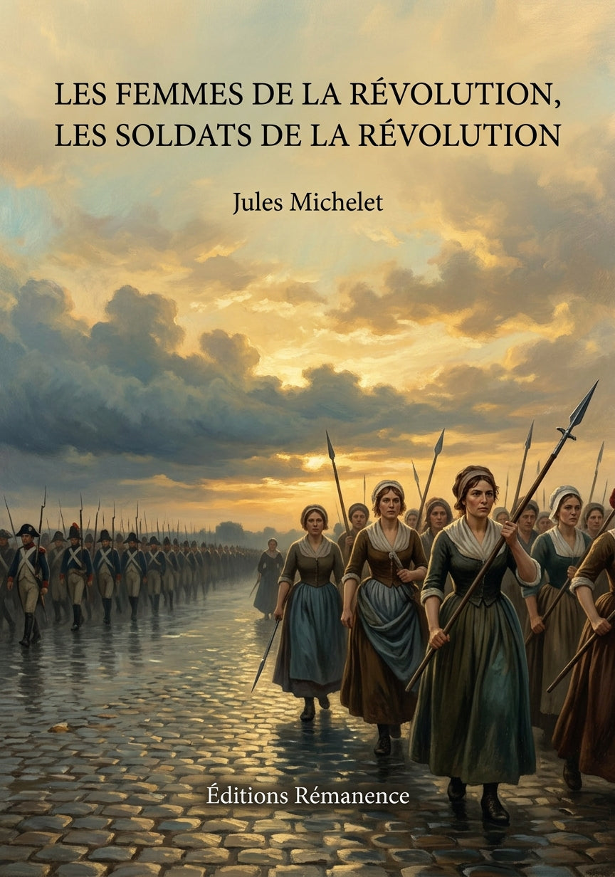 Livre Les Femmes de la Révolution, Les Soldats de la Révolution par Jules Michelet - Couverture - Editions Remanence