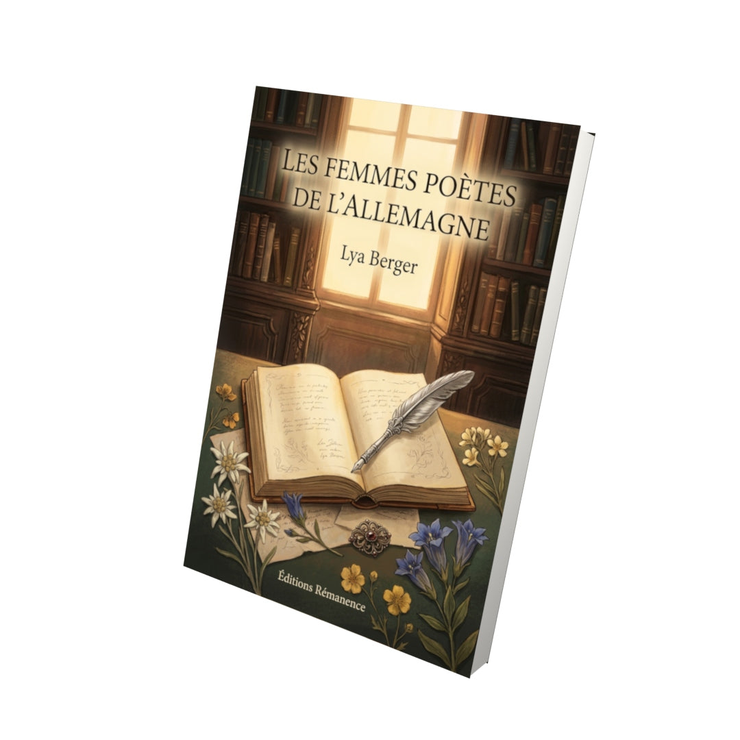 Livre Les Femmes poètes de l’Allemagne par Lya Berger - Vue 3D - Editions Remanence