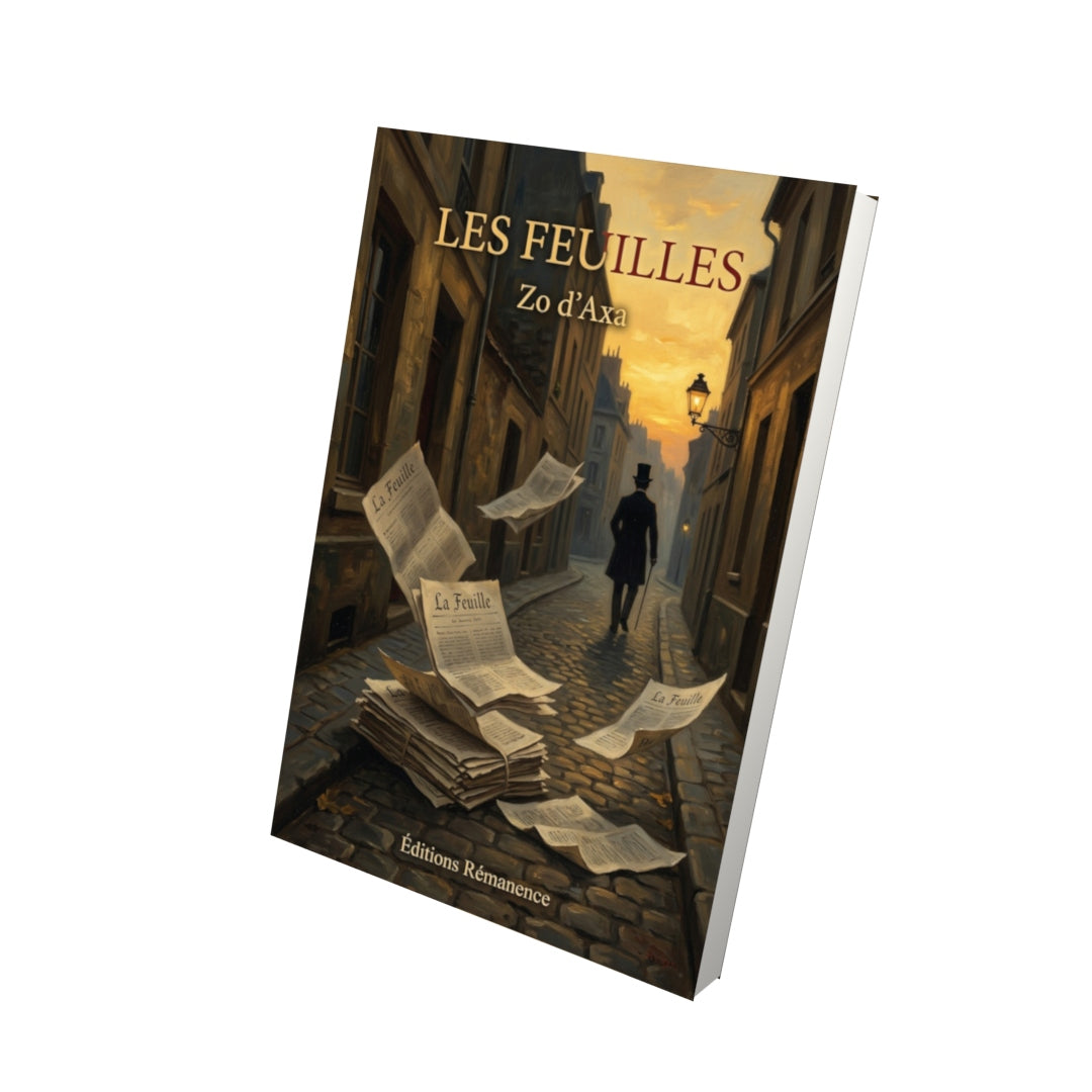 Livre Les Feuilles par Zo d’Axa - Vue 3D - Editions Remanence