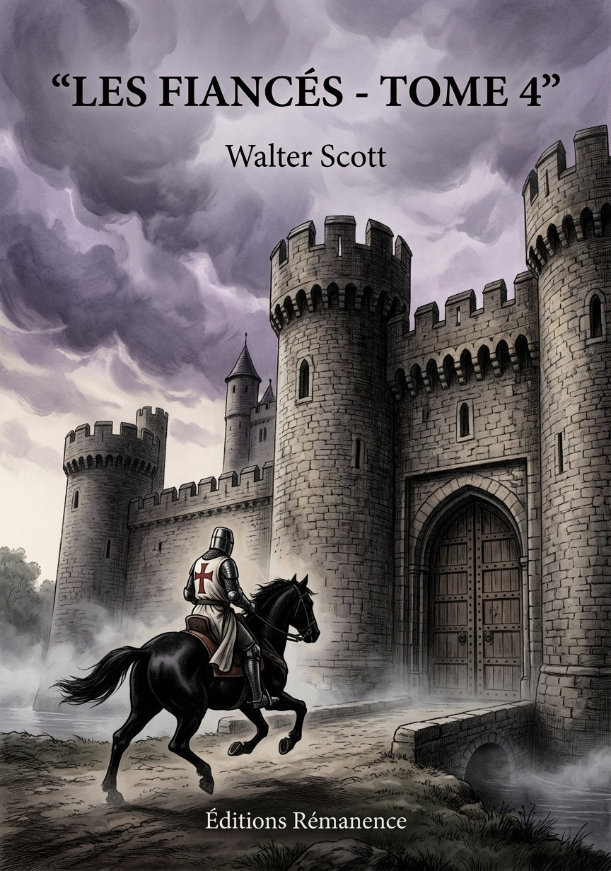 Livre Les Fiancés - Tome 4 par Walter Scott - Couverture - Editions Remanence