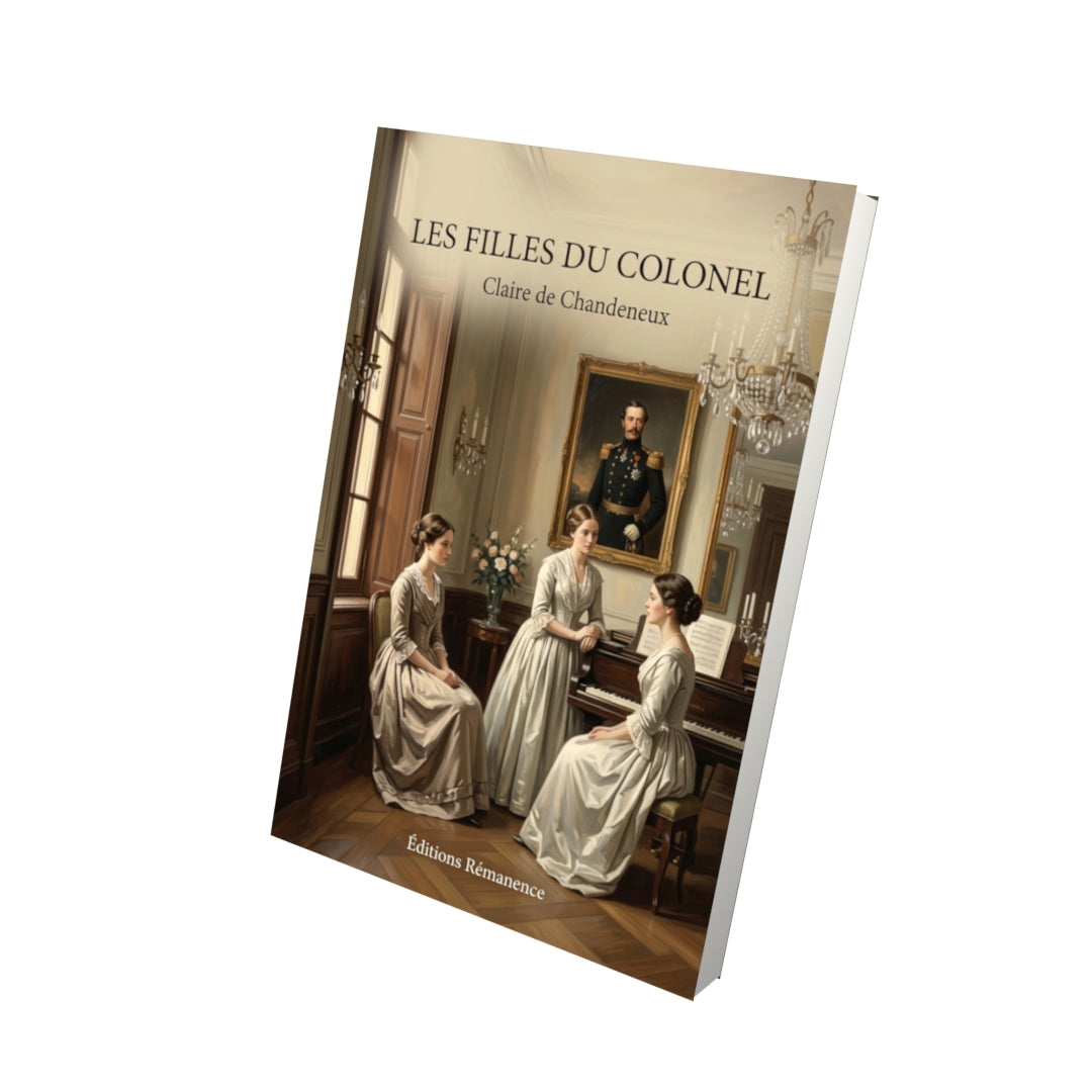 Livre Les Filles du colonel par Claire de Chandeneux - Vue 3D - Editions Remanence