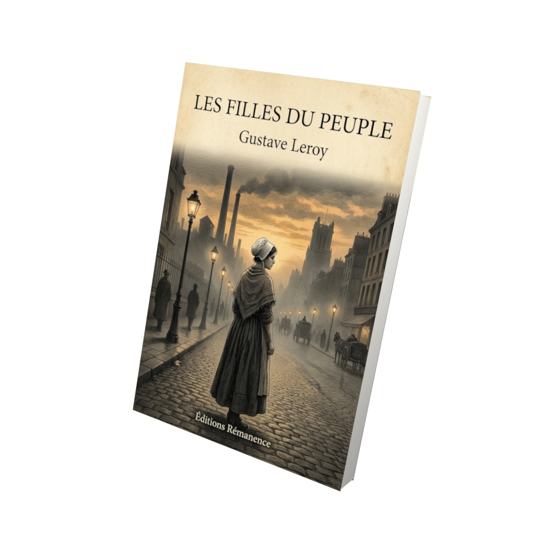 Livre Les Filles du peuple par Gustave Leroy - Vue 3D - Editions Remanence