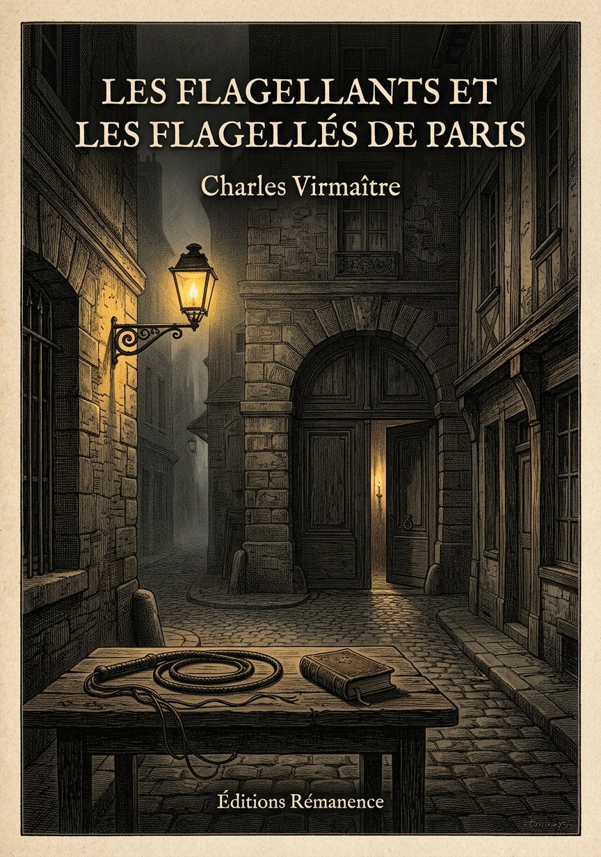 Livre Les Flagellants et les flagellés de Paris par Charles Virmaître - Couverture - Editions Remanence