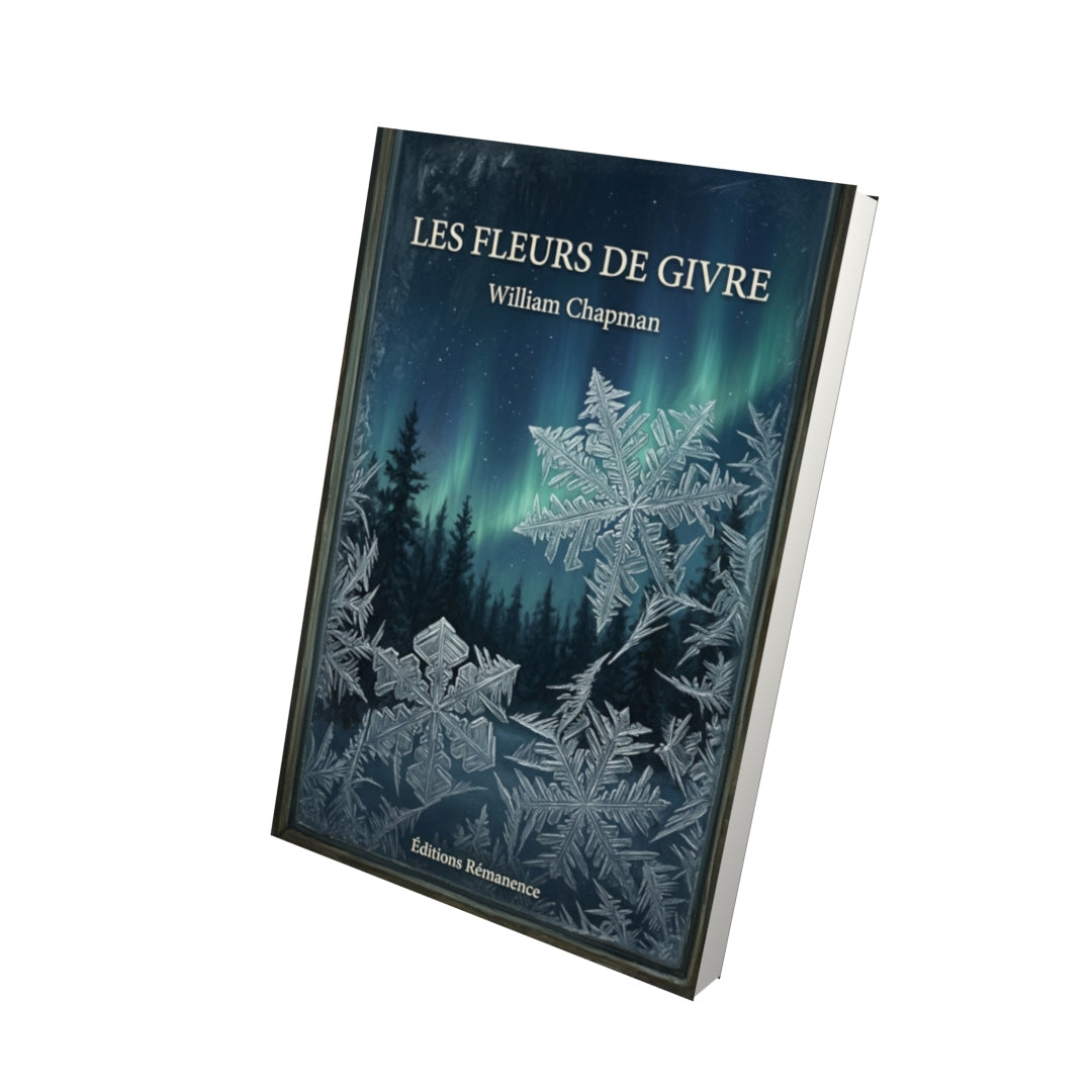 Livre Les Fleurs de Givre par William Chapman - Vue 3D - Editions Remanence