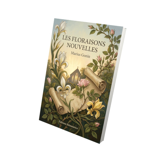 Livre Les Floraisons nouvelles par Marius Gonin - Vue 3D - Editions Remanence