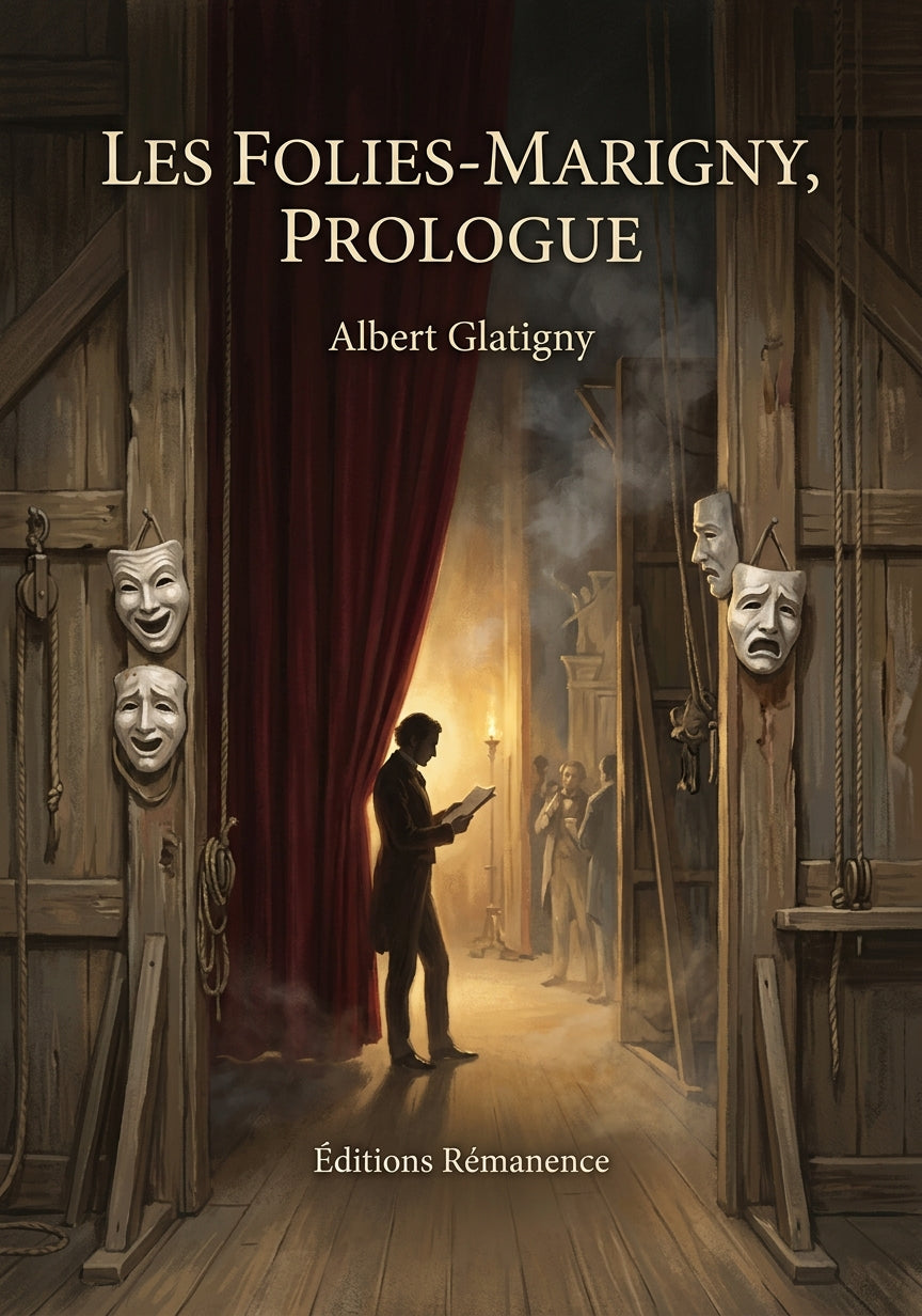 Livre Les Folies-Marigny, Prologue par Albert Glatigny - Couverture - Editions Remanence