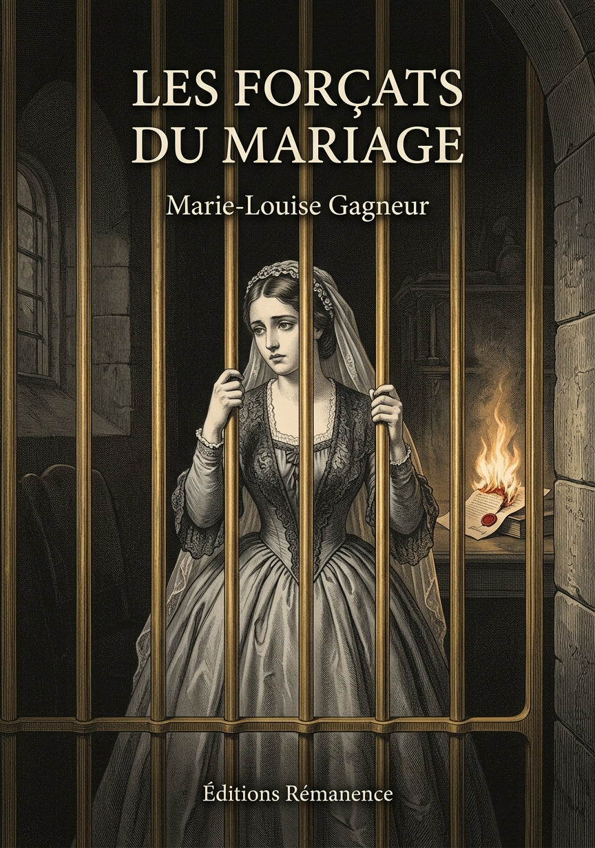 Livre Les Forçats du mariage par Marie-Louise Gagneur - Couverture - Editions Remanence