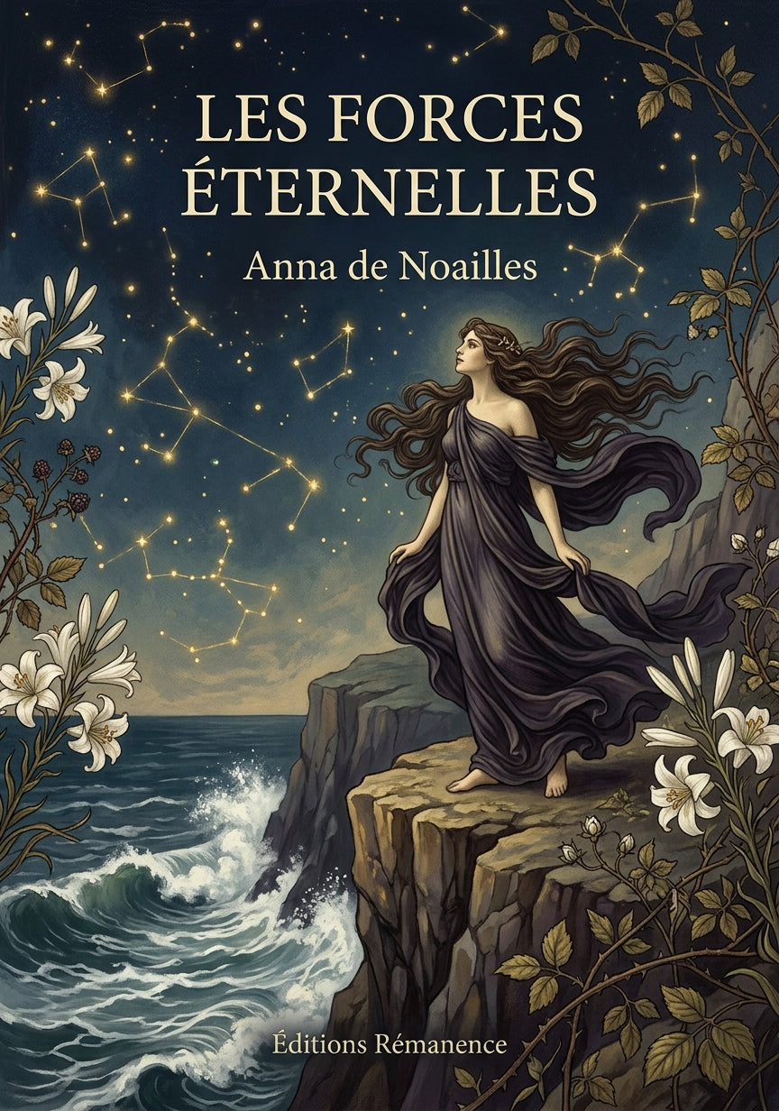Livre Les Forces éternelles par Anna de Noailles - Couverture - Editions Remanence