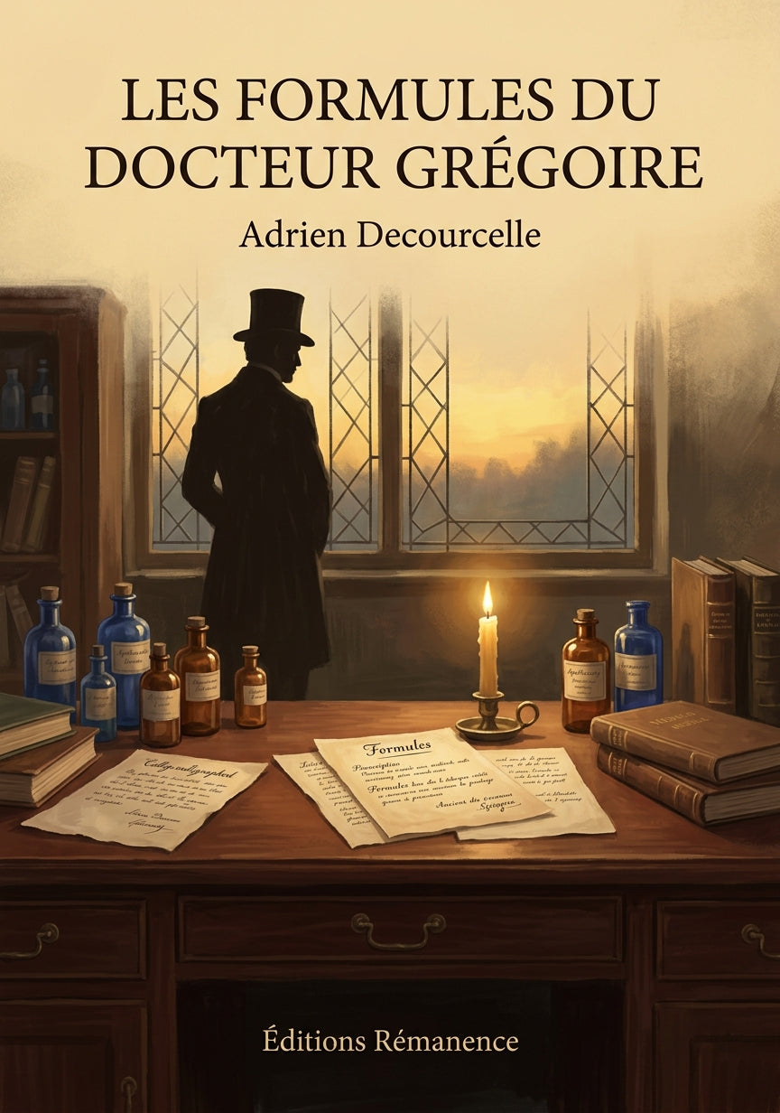 Livre Les Formules du docteur Grégoire par Adrien Decourcelle - Couverture - Editions Remanence
