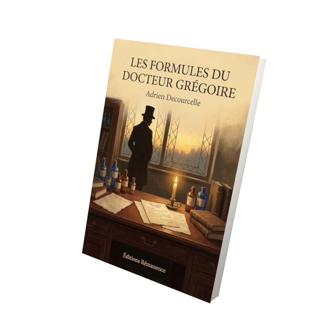 Livre Les Formules du docteur Grégoire par Adrien Decourcelle - Vue 3D - Editions Remanence