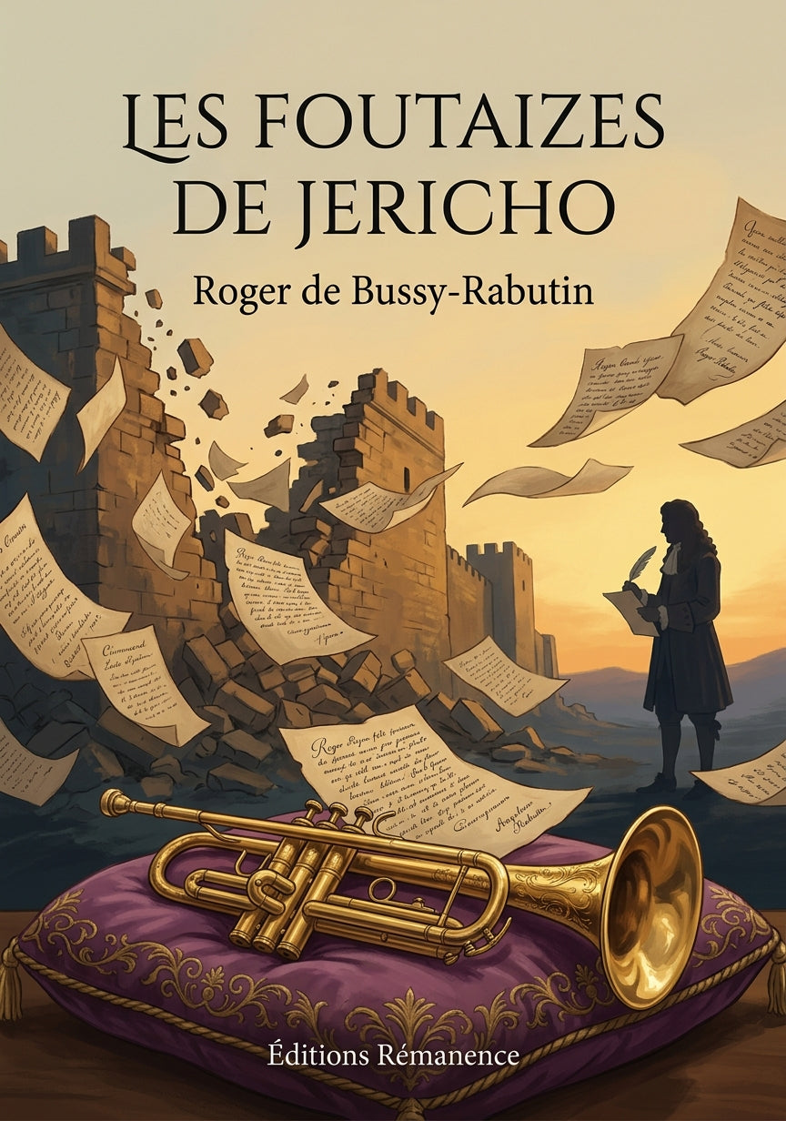 Livre Les Foutaizes de Jericho par Roger de Bussy-Rabutin - Couverture - Editions Remanence