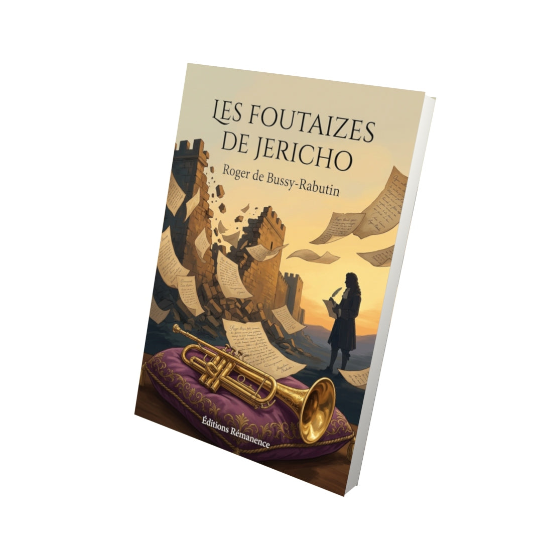 Livre Les Foutaizes de Jericho par Roger de Bussy-Rabutin - Vue 3D - Editions Remanence