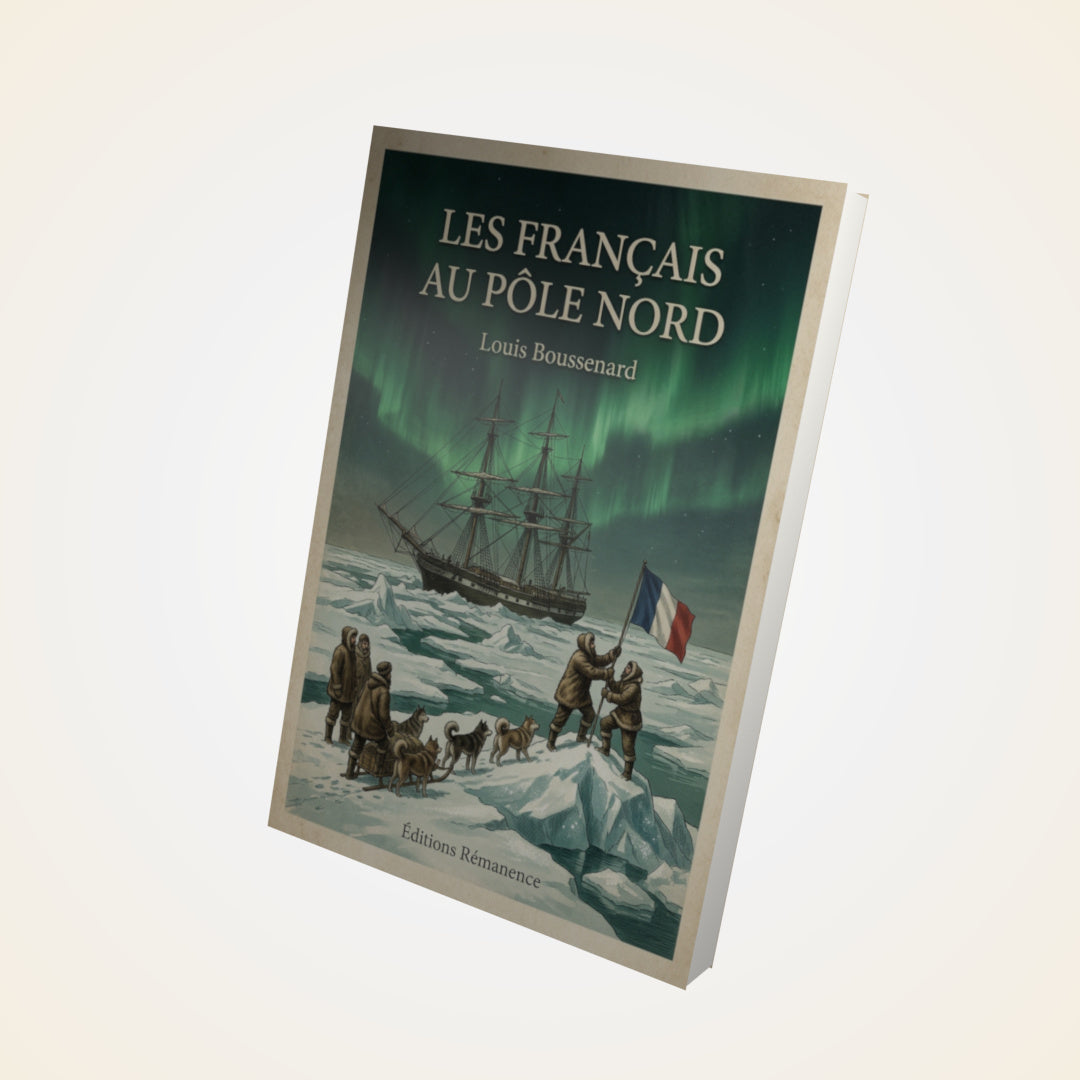 Livre Les français au pôle Nord - Louis Boussenard - Couverture 3D