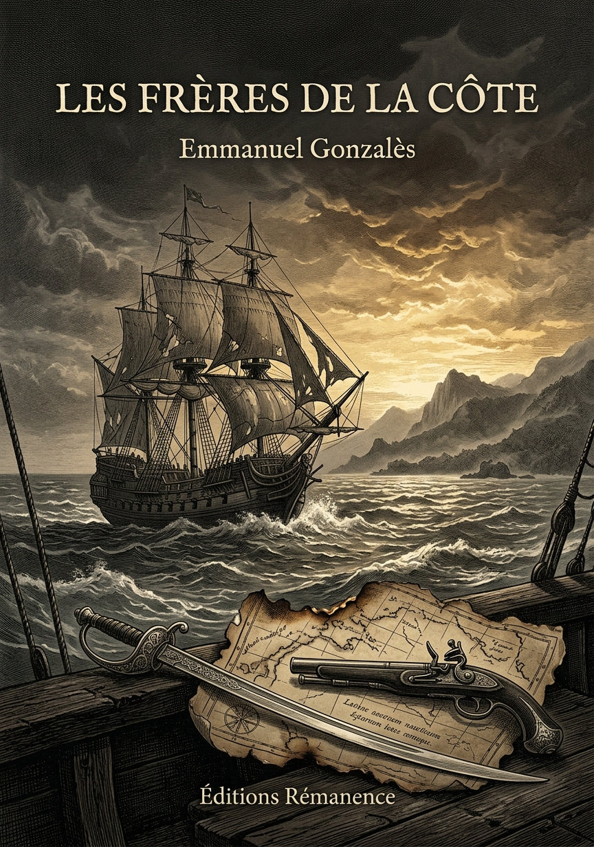 Livre Les Frères de la Côte par Emmanuel Gonzalès - Couverture - Editions Remanence