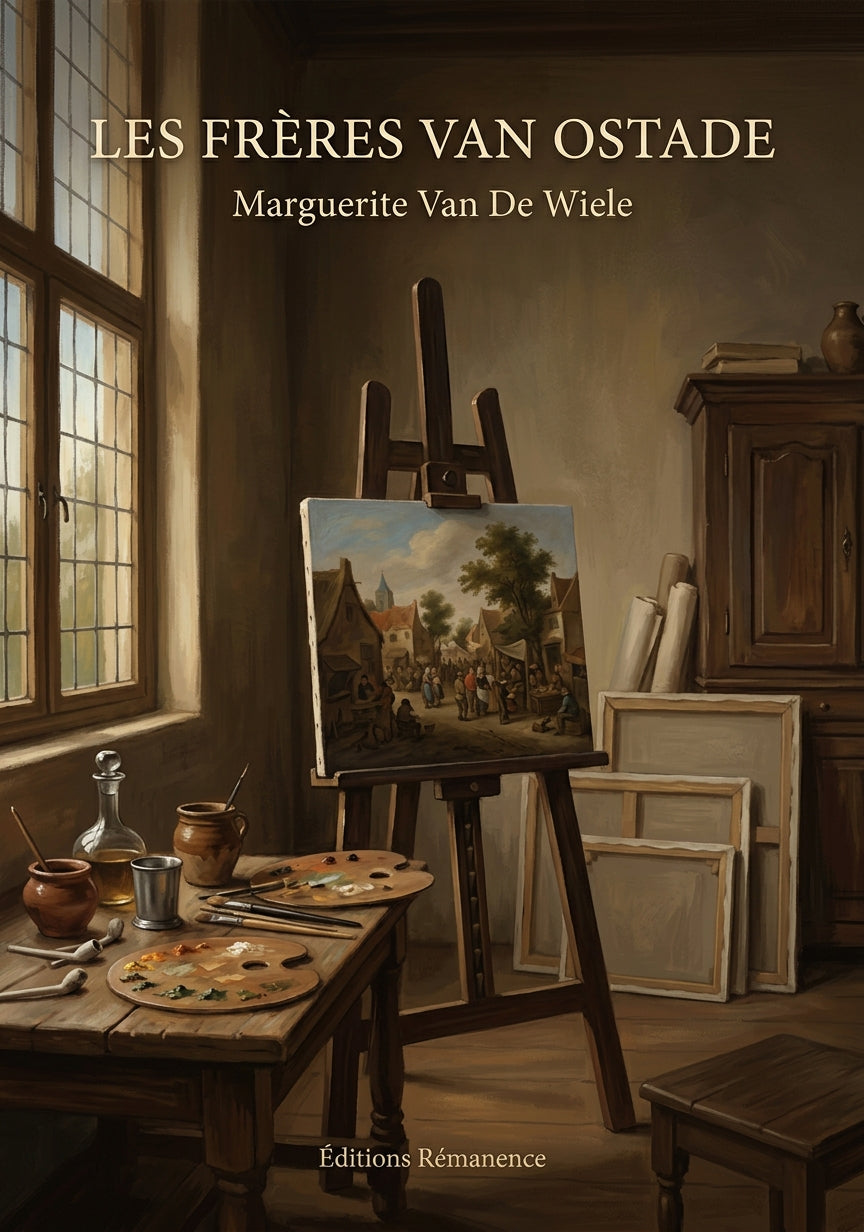 Livre Les Frères van Ostade par Marguerite Van De Wiele - Couverture - Editions Remanence