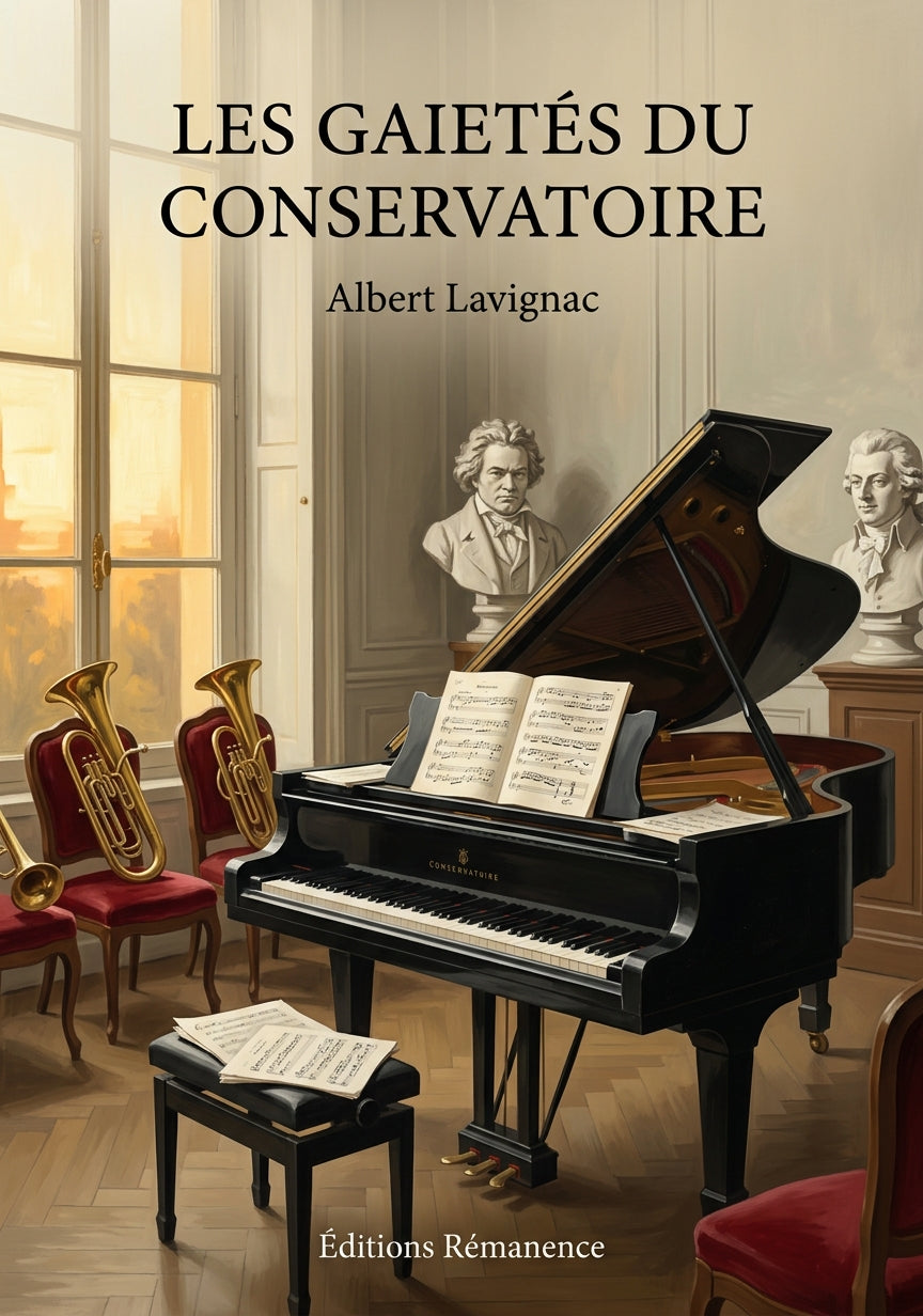 Livre Les Gaietés du Conservatoire par Albert Lavignac - Couverture - Editions Remanence