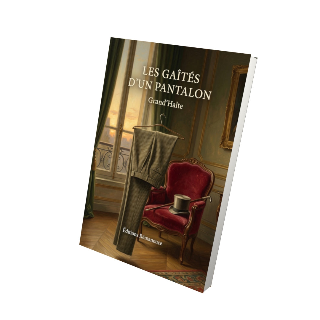 Livre Les gaîtés d’un pantalon par Grand’Halte - Vue 3D - Editions Remanence