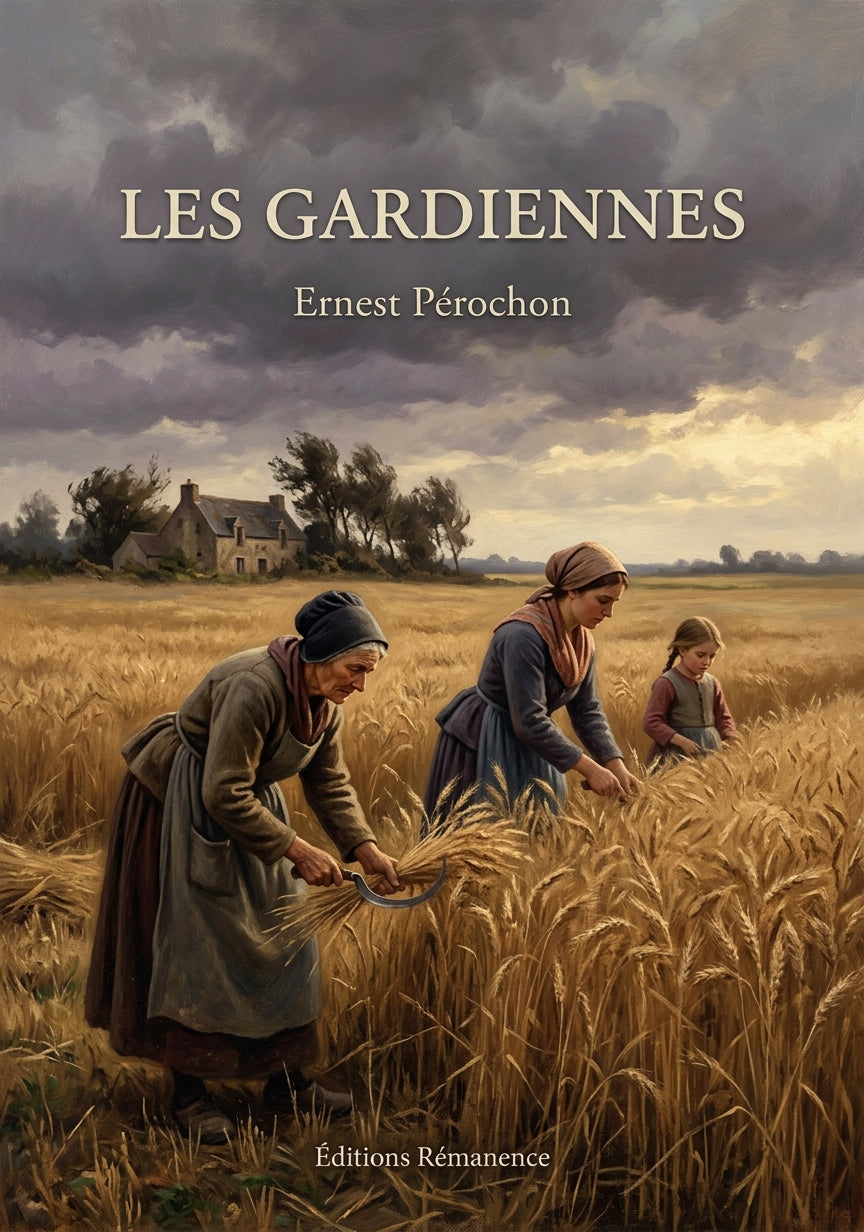 Livre Les Gardiennes par Ernest Pérochon - Couverture - Editions Remanence