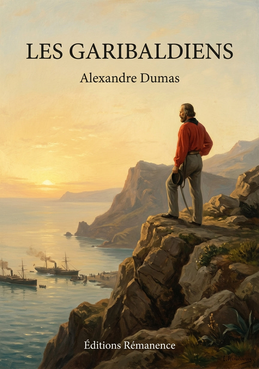 Livre Les Garibaldiens par Alexandre Dumas - Couverture - Editions Remanence
