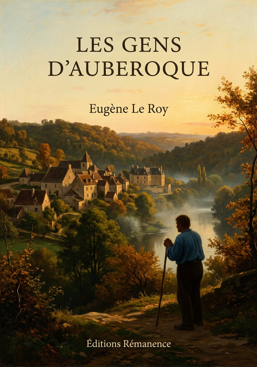 Livre Les Gens d’Auberoque par Eugène Le Roy - Couverture - Editions Remanence