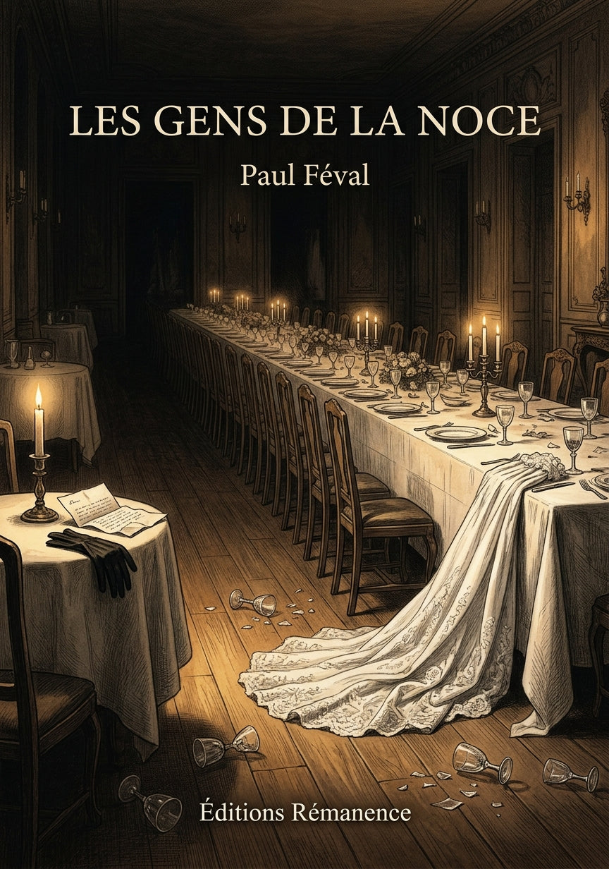 Livre Les Gens de la Noce par Paul Féval - Couverture - Editions Remanence
