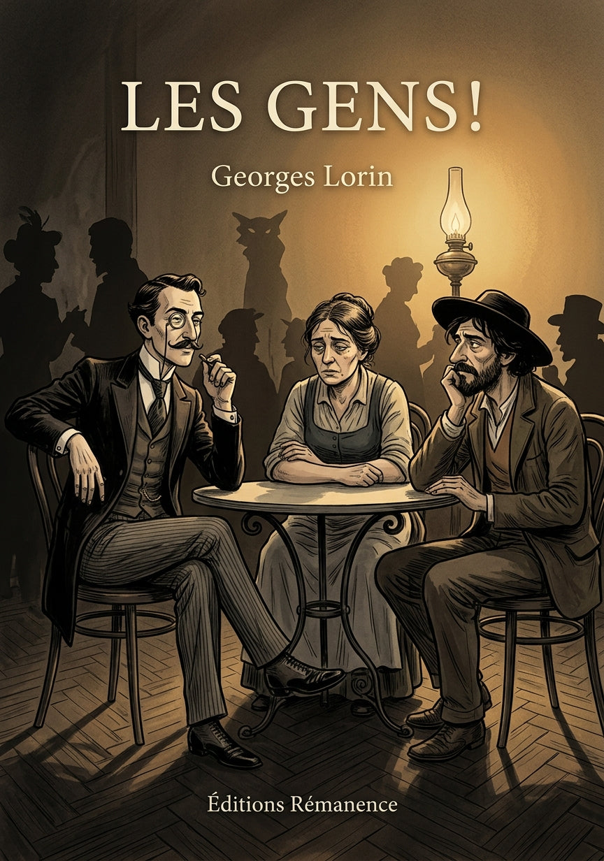 Livre Les Gens ! par Georges Lorin - Couverture - Editions Remanence