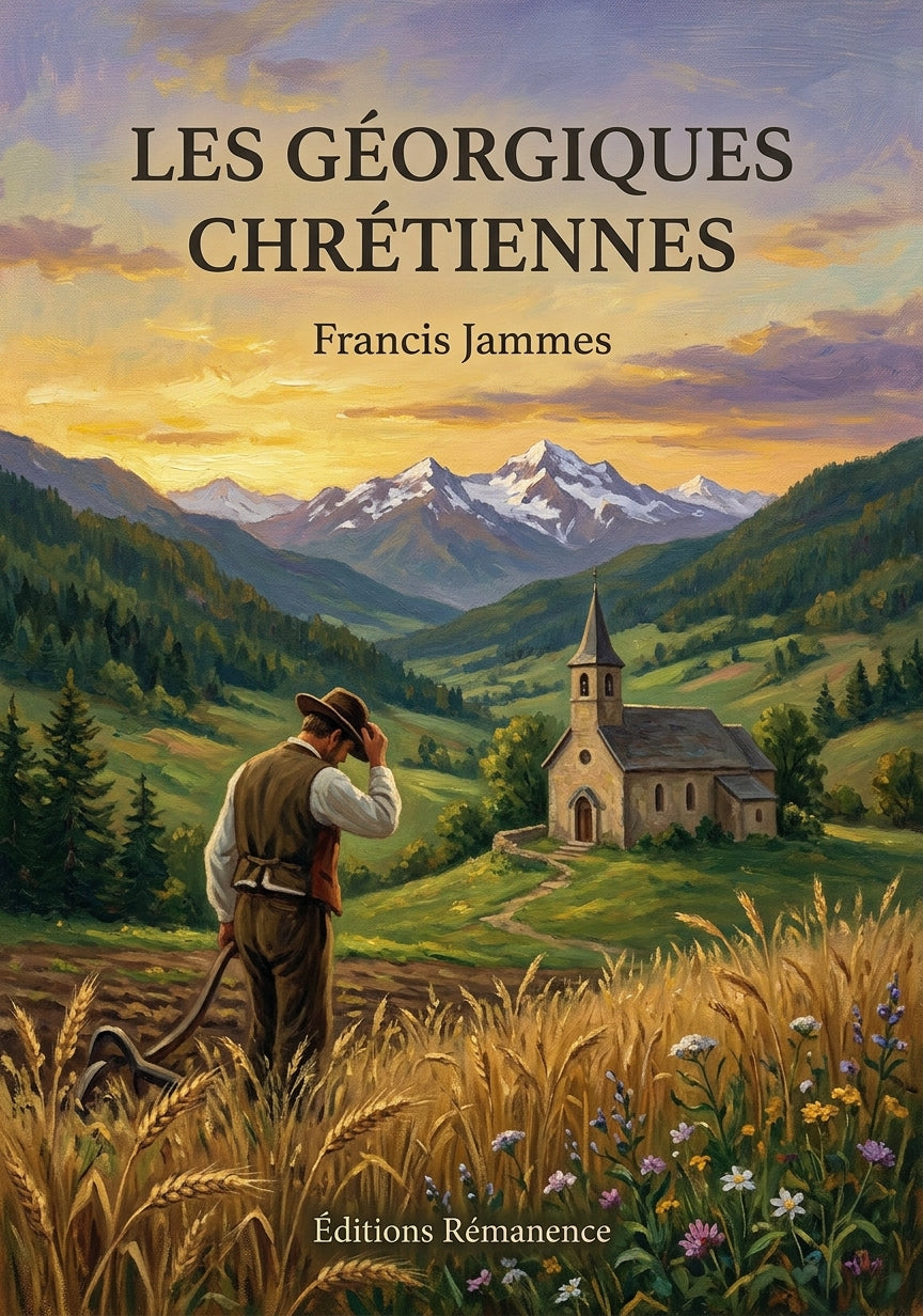 Livre Les Géorgiques chrétiennes par Francis Jammes - Couverture - Editions Remanence