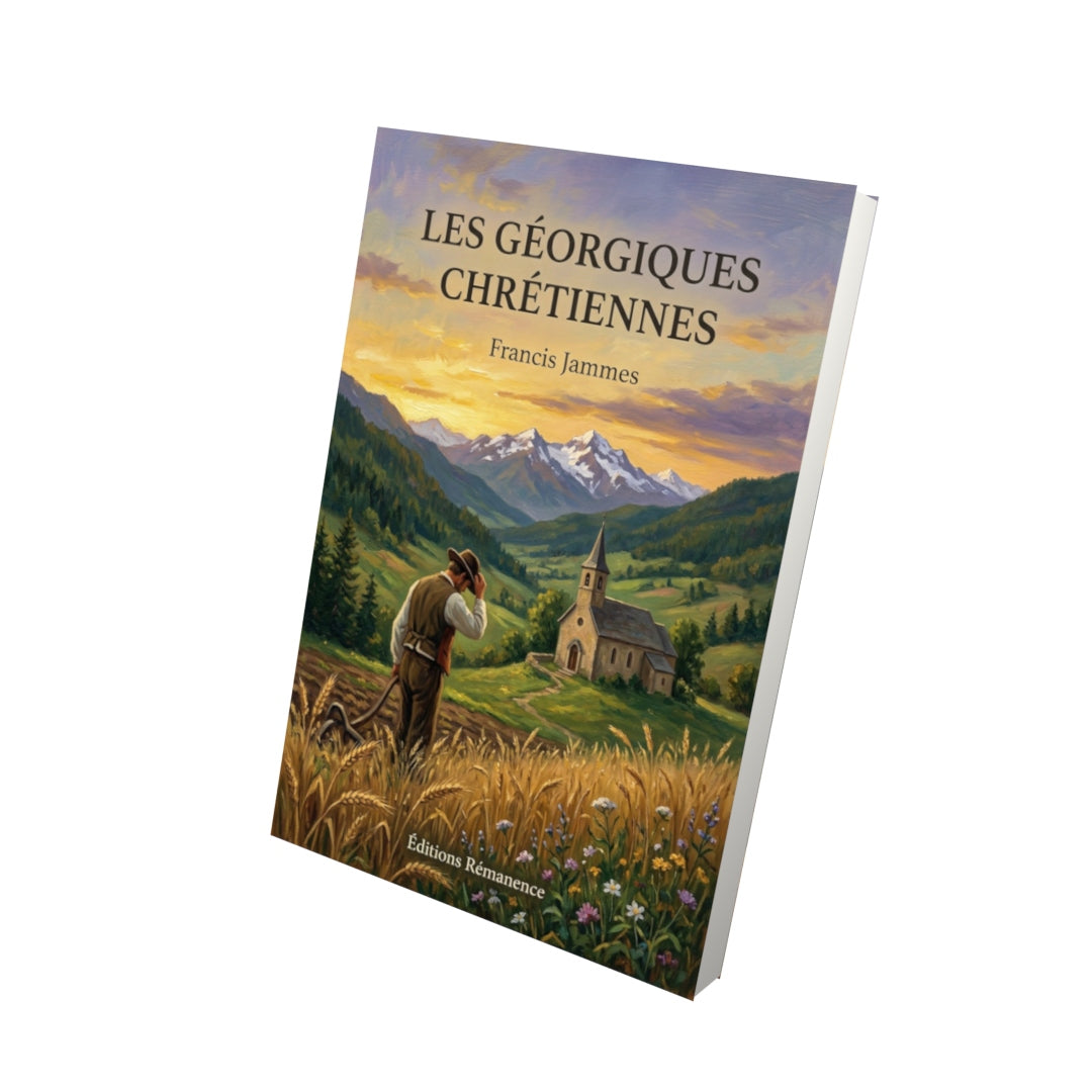 Livre Les Géorgiques chrétiennes par Francis Jammes - Vue 3D - Editions Remanence