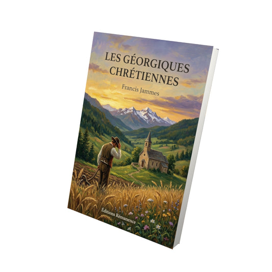 Livre Les Géorgiques chrétiennes par Francis Jammes - Vue 3D - Editions Remanence