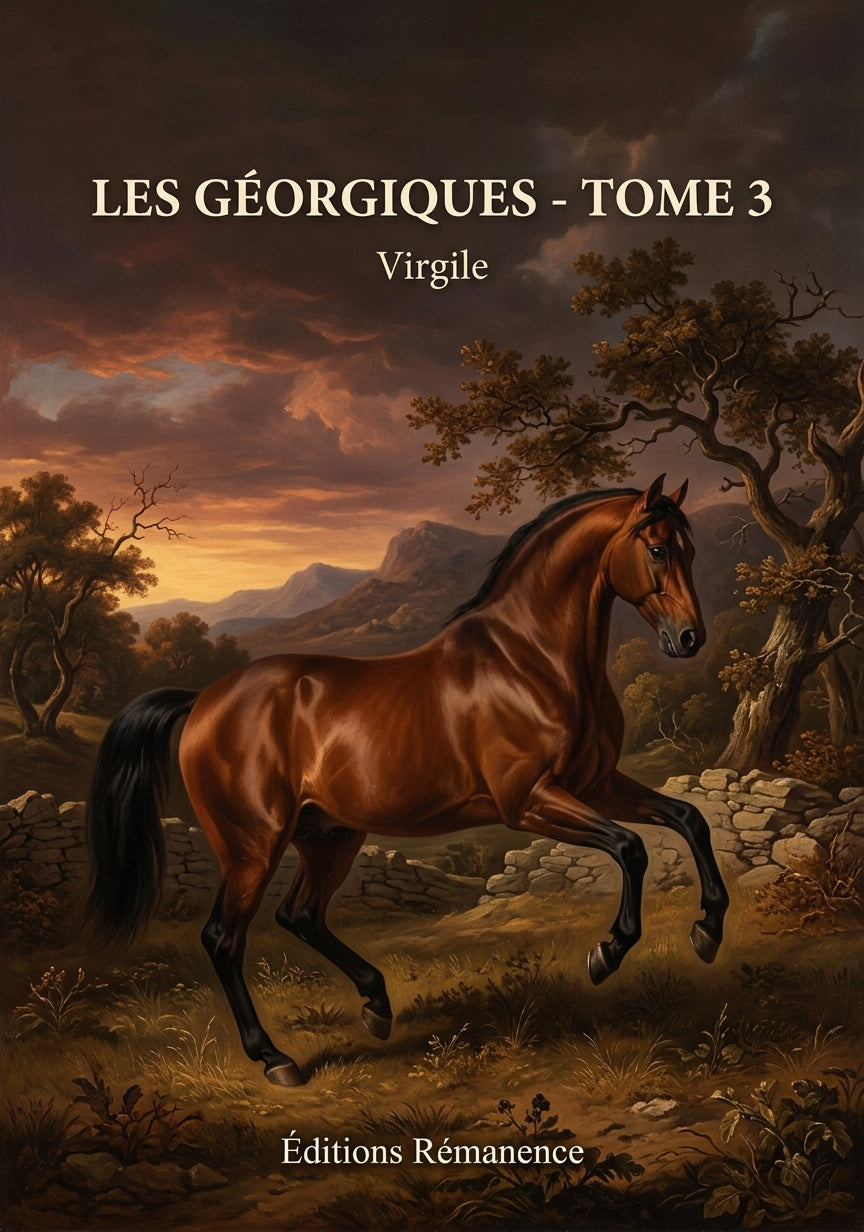 Livre Les Géorgiques - Tome 3 par Virgile - Couverture - Editions Remanence