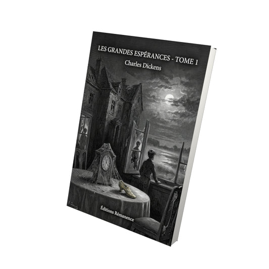 Livre Les Grandes Espérances - Tome 1 par Charles Dickens - Vue 3D - Editions Remanence