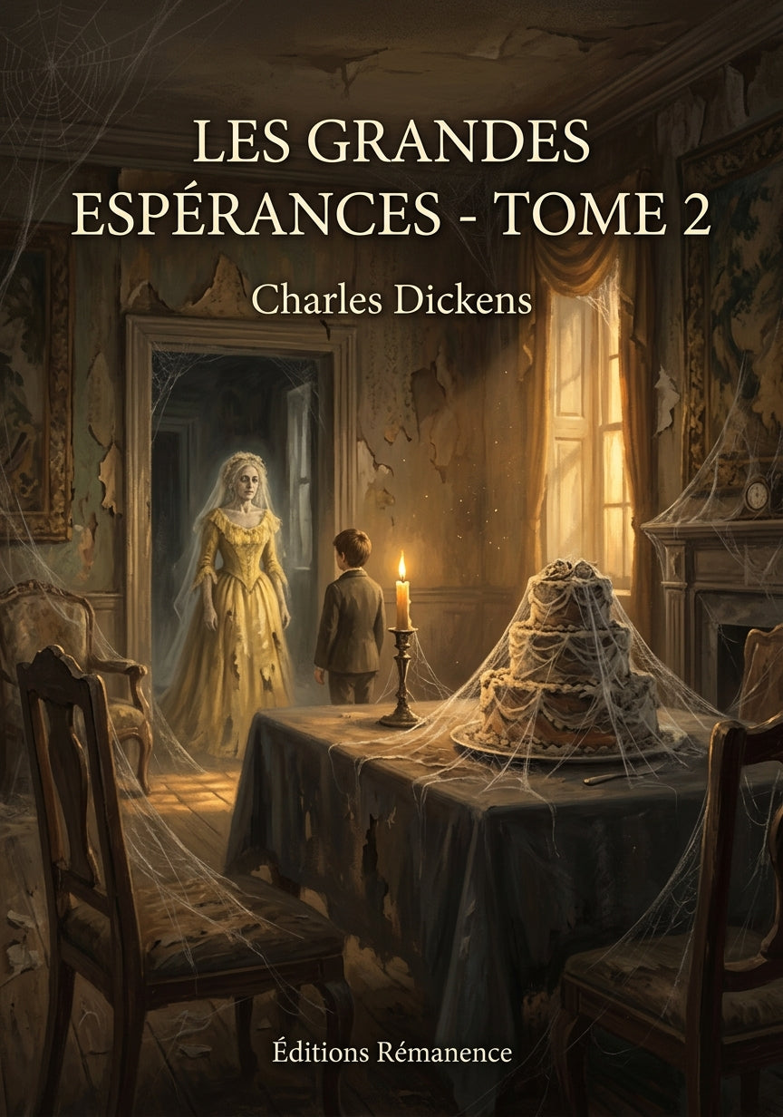Livre Les Grandes Espérances - Tome 2 par Charles Dickens - Couverture - Editions Remanence