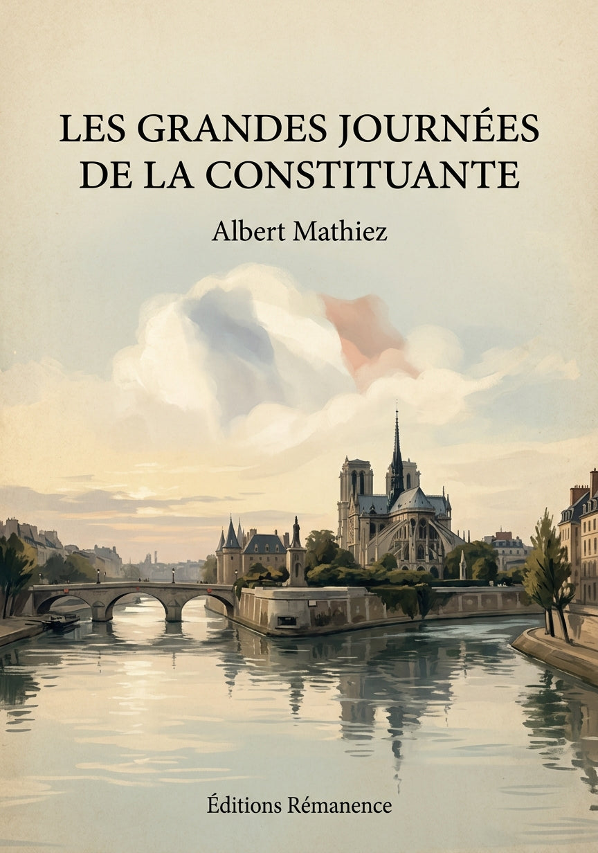 Les grandes journées de la Constituante - Albert Mathiez (Couverture)