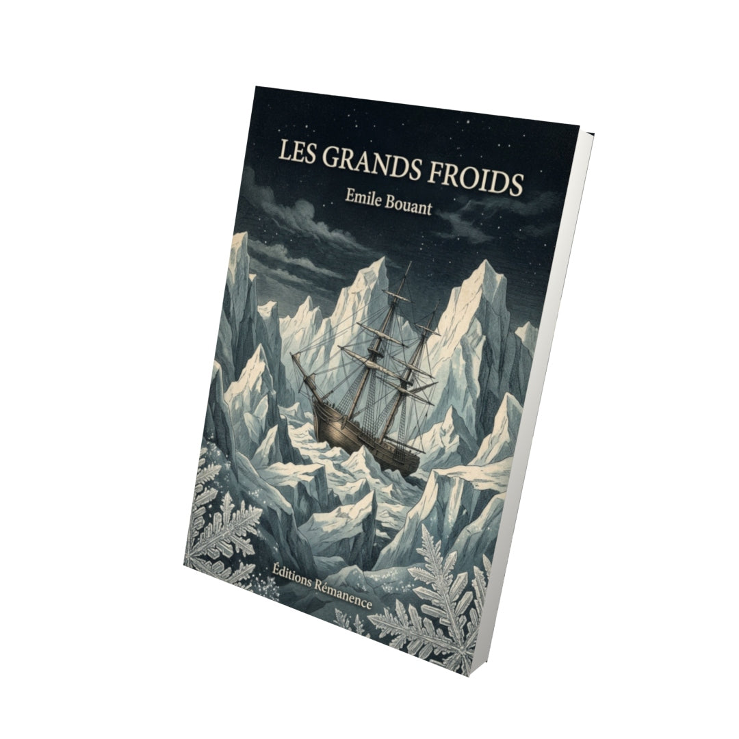 Livre Les grands froids - Emile Bouant - Vue 3D - Editions Remanence