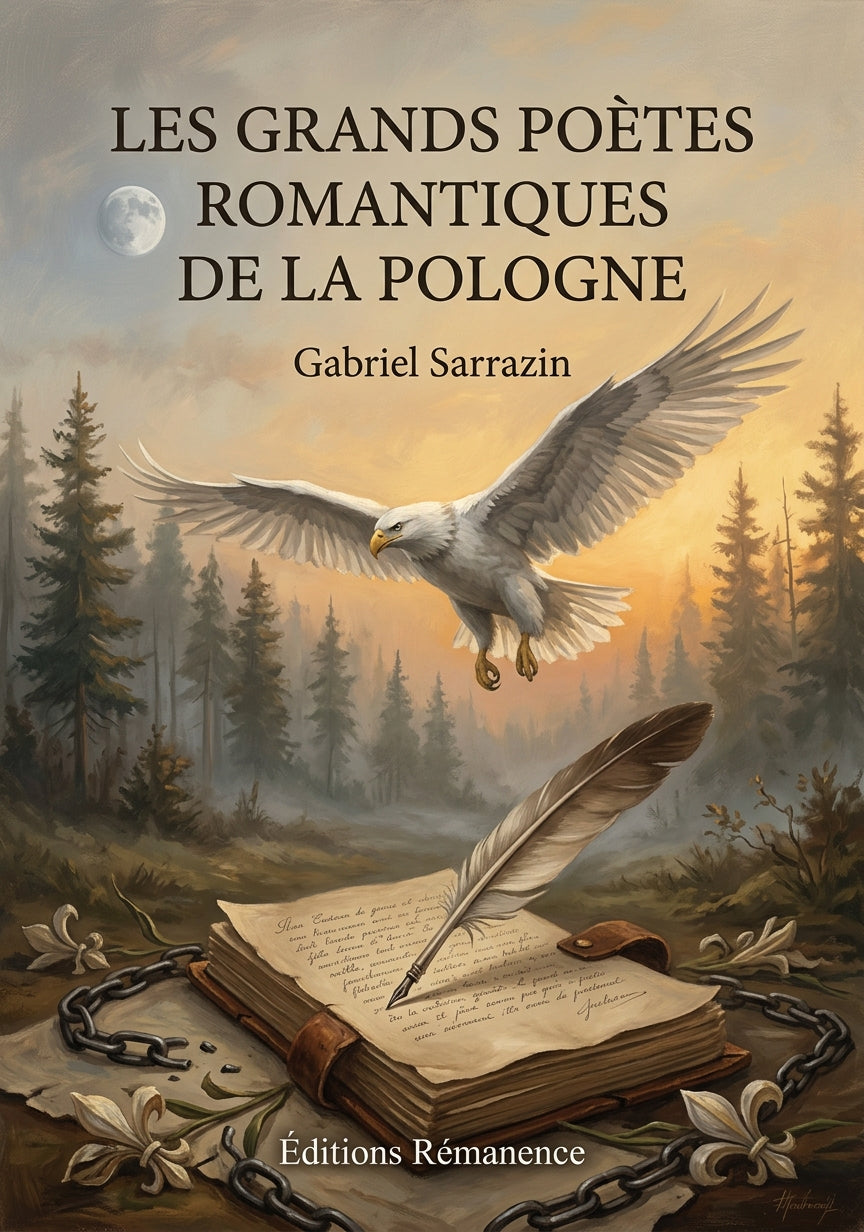 Livre Les grands poètes romantiques de la Pologne par Gabriel Sarrazin - Couverture - Editions Remanence