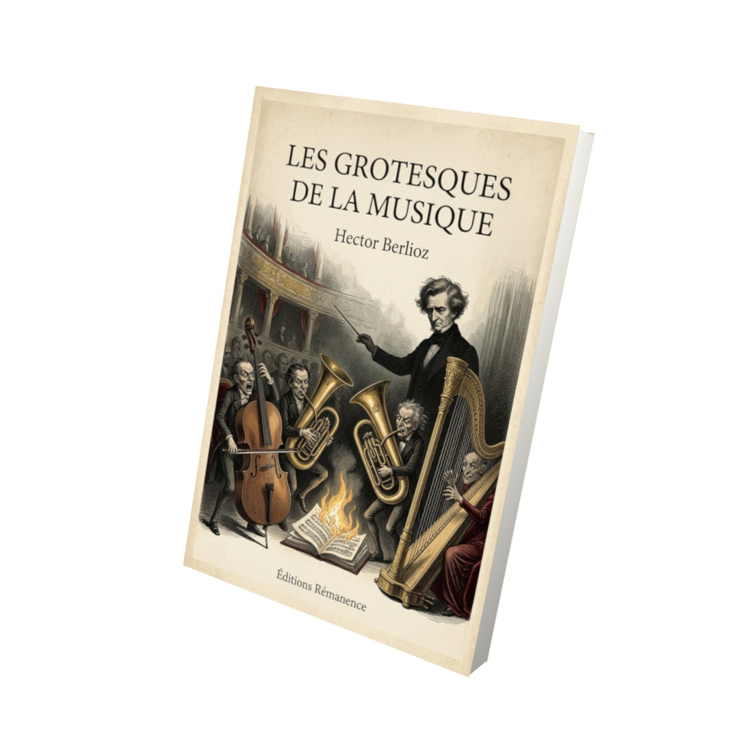 Livre Les grotesques de la musique - Hector Berlioz - Vue 3D - Editions Remanence