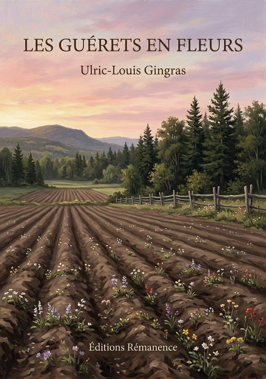 Livre Les Guérets en fleurs par Ulric-Louis Gingras - Couverture - Editions Remanence