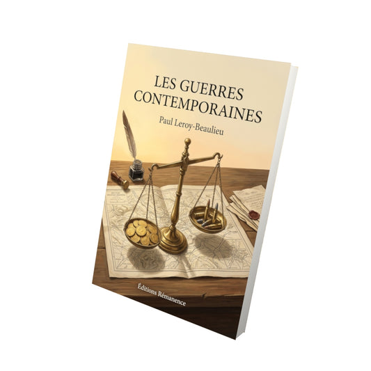 Livre Les Guerres contemporaines par Paul Leroy-Beaulieu - Vue 3D - Editions Remanence